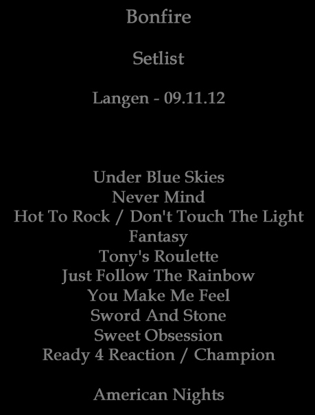 Setlist-Bonfire-09-11-12