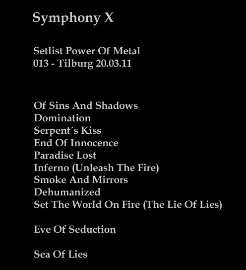 Setlist-Symphony-X-20-03-11